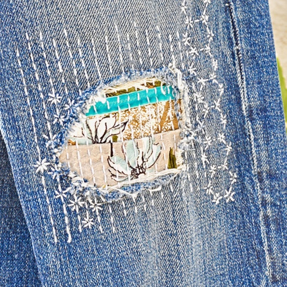 The "Helene”Jean | Frame | Upcycled | - Picture 4 of 4